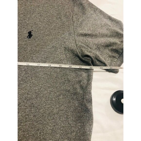 Polo By Ralph Lauren Polo Shirt Mens Size Med Short Sleeve Gray Casual Pull Over - Picture 3 of 5